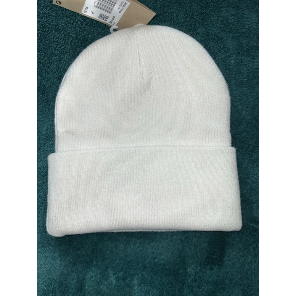 New! Nike Jordan Jumpman Logo Cuffed Beanie Hat White Color Adult Unisex